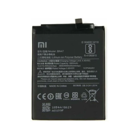 Xiaomi Mi A2 Lite  Redmi 6 Pro  Batarya Pil BN47 Orjinal - 1