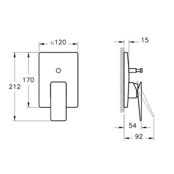 Artema Brava Ankastre Banyo Bataryası A42395 - 2