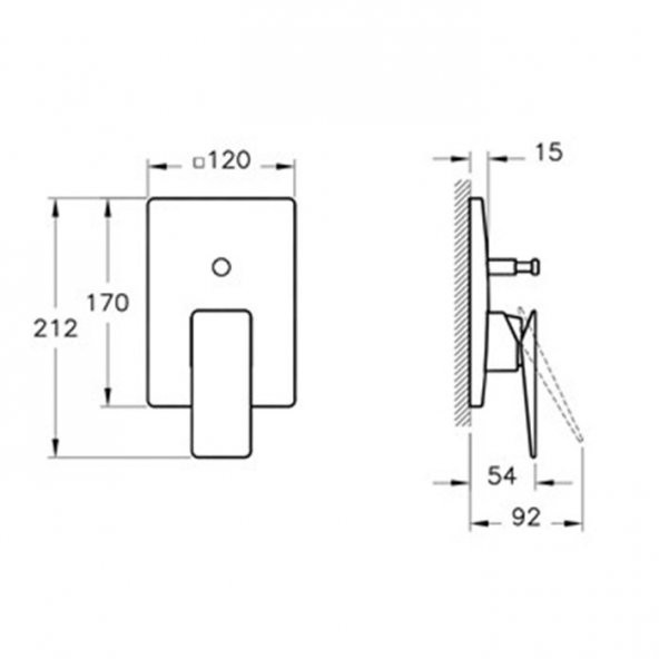 Artema Brava Ankastre Banyo Bataryası A42395 - 4