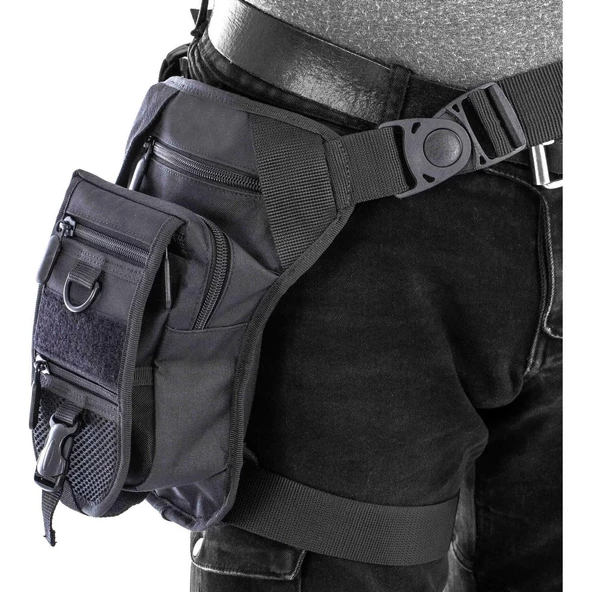 Tactical Bel Bacak Çantası Tabanca Taşıma Bölmeli 8683255010516 - 5