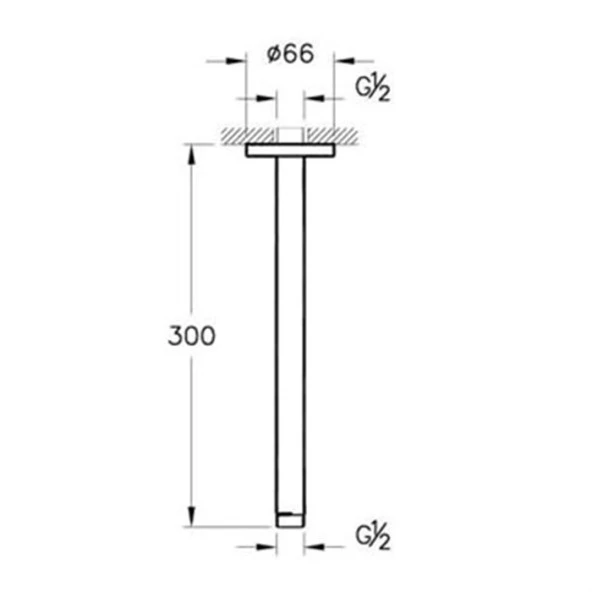 VitrA Tavandan Dirsek Uzun A45650 - 4