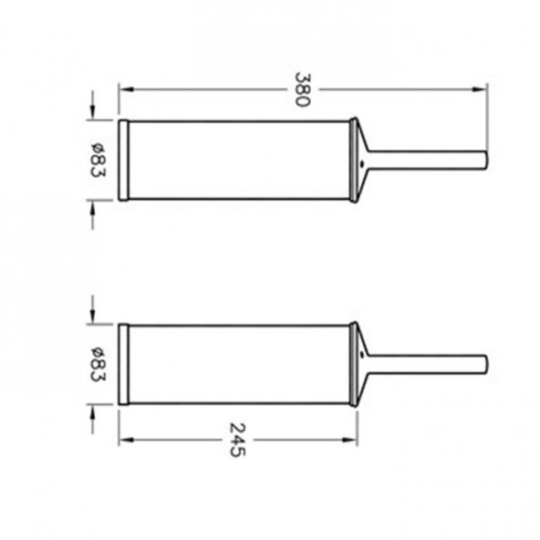 VitrA Arkitekta Tuvalet Fırçalığı Yerden A44294 - 4