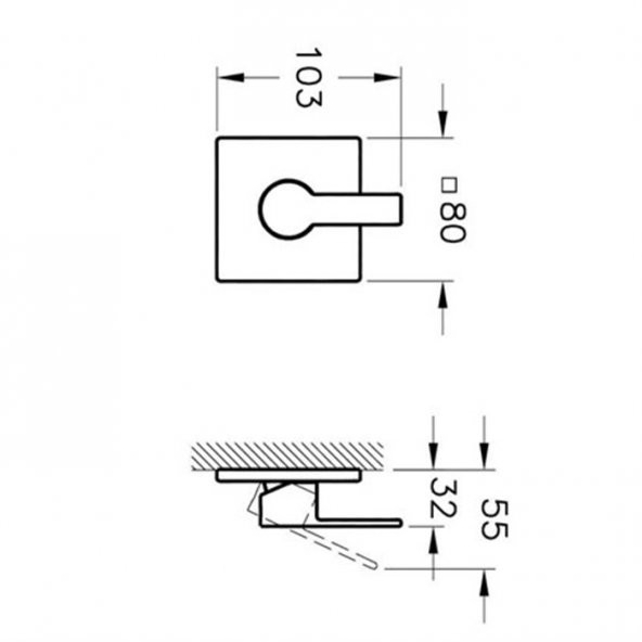 Ankastre Stop Valf Sıva Üstü Grubu A41456 - 4
