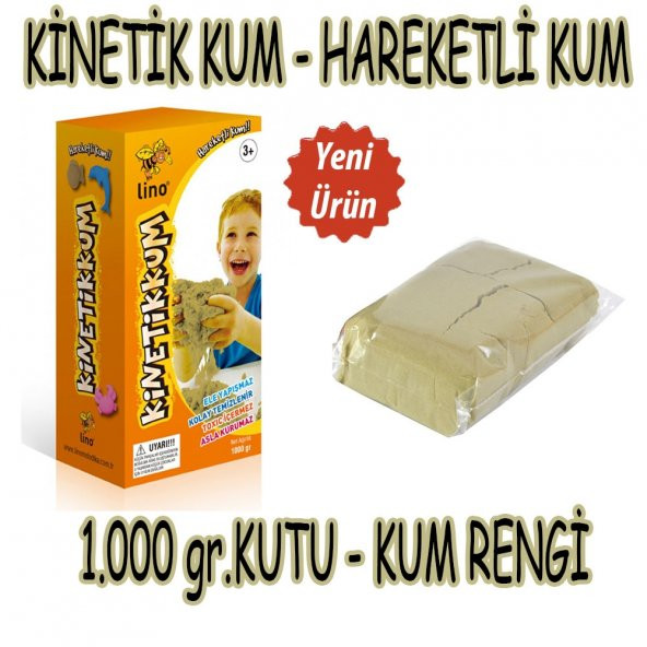 Lino Kinetik Kum Naturel Kum Rengi 1.000 gr.