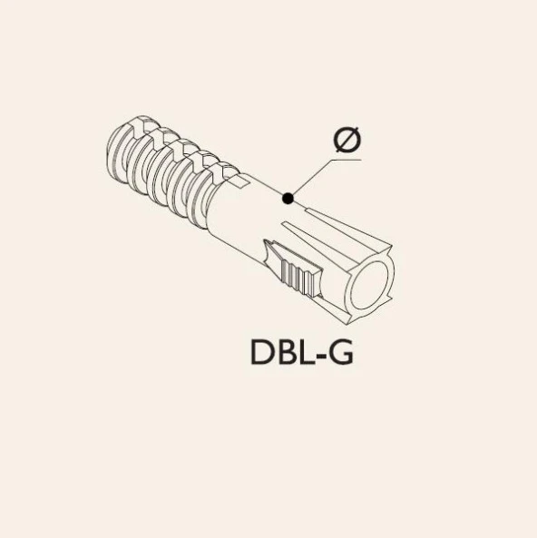 Plastik Dübel 6mm 1.Kalite (20 Adet) - 2