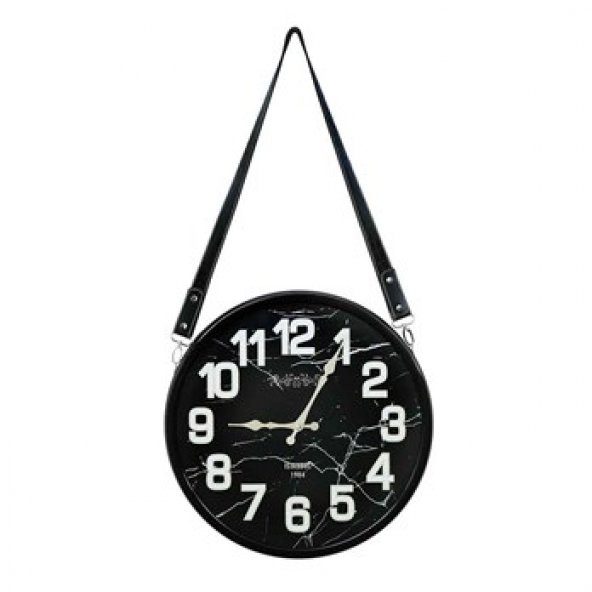 Vitale Dragon Askılı Siyah Duvar Saati 40 cm AK.BI0122 ürün görseli 1