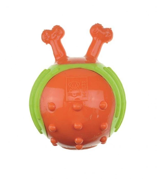 M-PETS KÖPEKLER İÇİN KAUÇUK OYUNCAK TURUNCU/YEŞİL