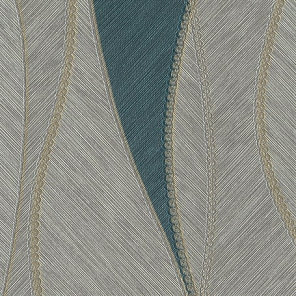 Duka Modern Mavi Desenli Duvar Kağıdı DK.13171-3 (16 m2 ) - Resim 2