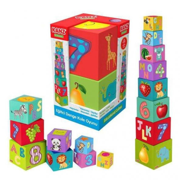 30628 Eğitici Denge Kule Oyunu -Enfal - 2