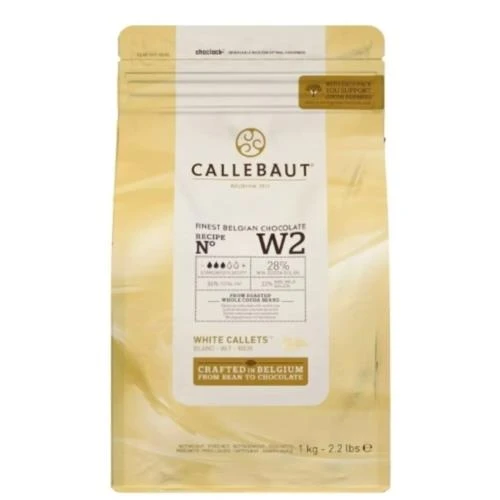 Callebaut Beyaz Damla Kuvertür Çikolata 1 kg ürün görseli 1