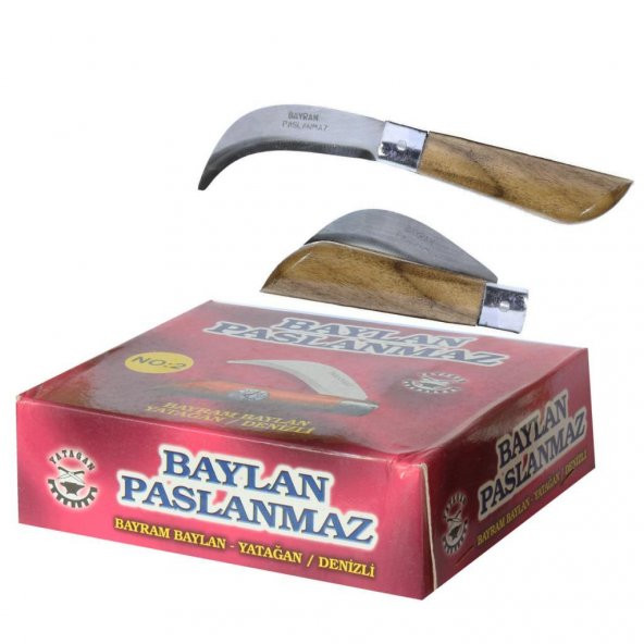 Bayram Aşı Bıçağı ( 10 Adet ) Bağ Bıçağı Paslanmaz Ceviz Aşı Çakısı 20 Cm No:2 - 2