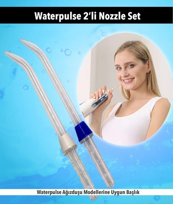 Waterpulse Tüm Modellere Uyumlu Standart 2li Yedek Uç - 5