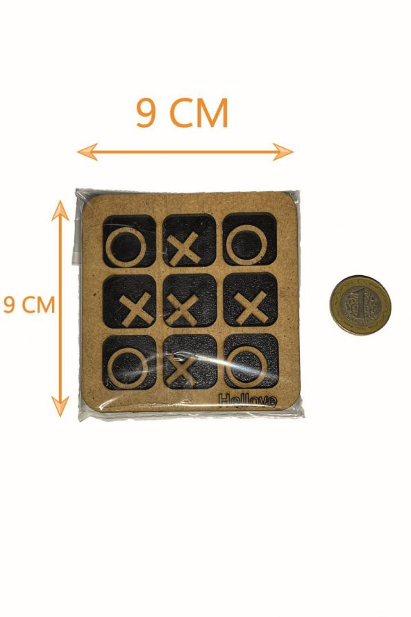 Çocuklar İçin Eğitici Oyuncak Mini XOX Oyunu Tic Tac Toe Oyunu - 2