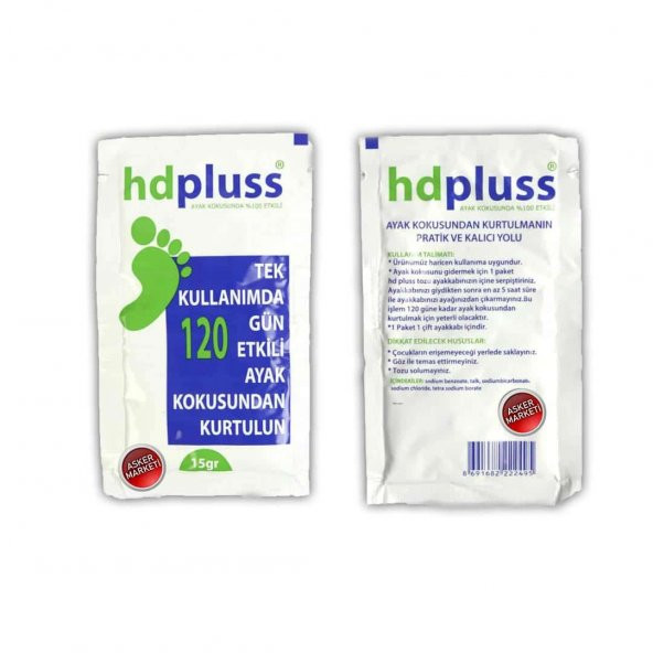 HD PLUSS Bot Koku Önleyici - 50 ADET - 2