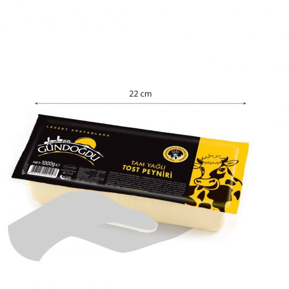 Gündoğdu Tost Peynir 1000gr 3lü - 4