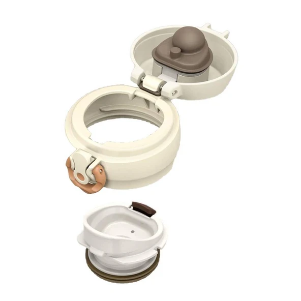 THERMOS JNL-500 ULTRALIGHT MUG 0,50L CREAM 128420 - Resim 6