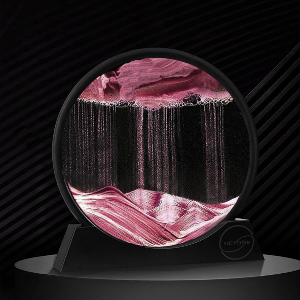 Heydiye Mistik Çöl Alegorisi Akışkan 3D Kum Tablo - 3