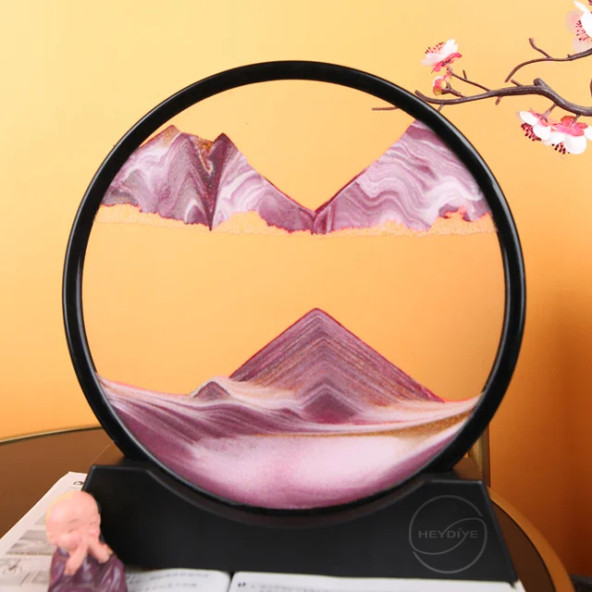 Heydiye Mistik Çöl Alegorisi Akışkan 3D Kum Tablo - 4