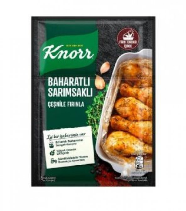 Knorr Baharatlı ve Sarımsaklı Fırında Tavuk Çeşnisi 34 Gr