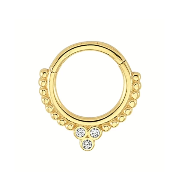 Altın Halka Piercing Cemre 14 Ayar - 2