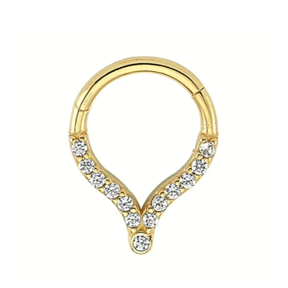 Altın Halka Piercing Suyolu 14 Ayar - 2