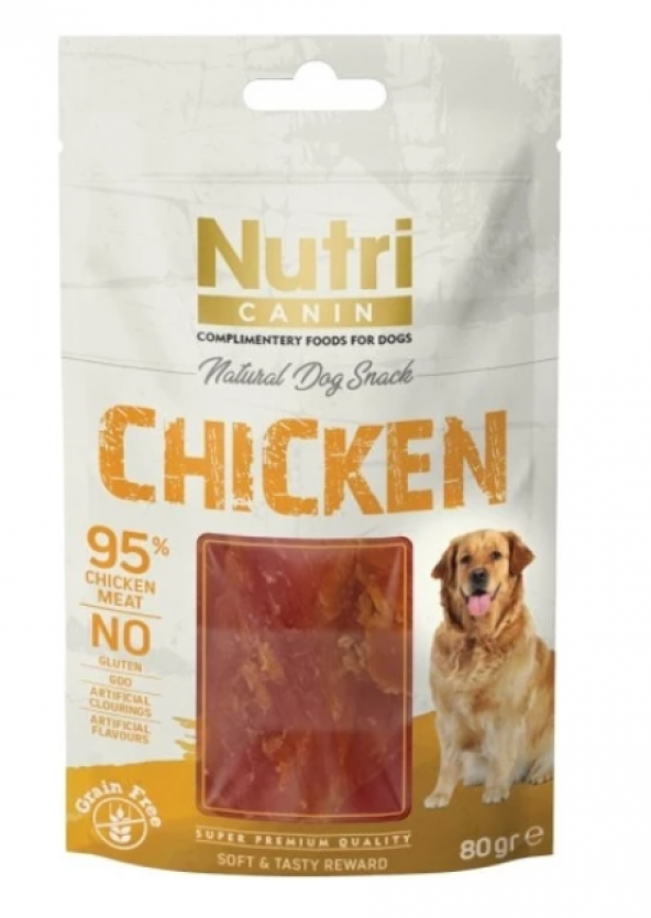 Nutri Canin Chicken Snack Köpek Ödülü 80 gr