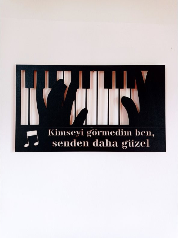 Mony Tasarım Ledli Şarkı Sözü Hediye Tablo - 4