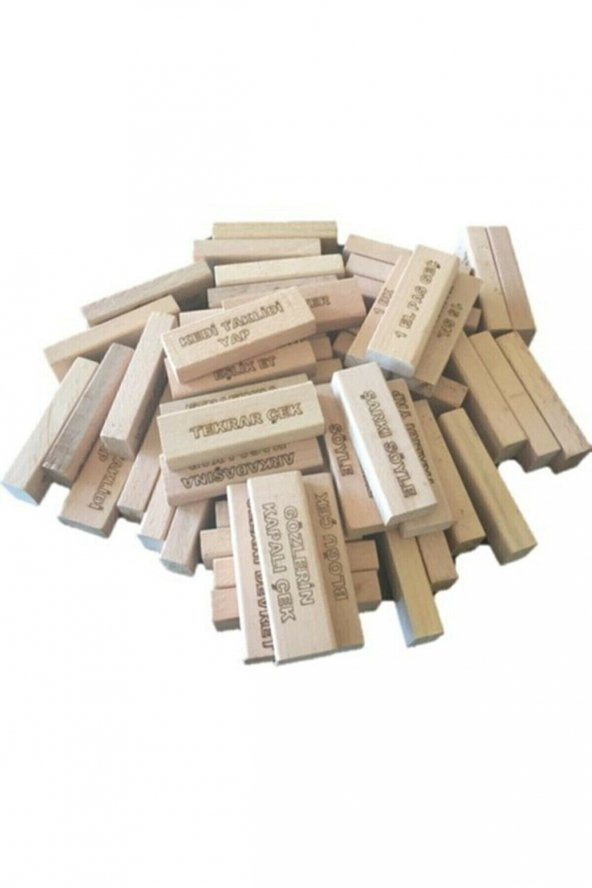 Bundera Cezalı Jenga, Cezalı Denge Oyunu Yeni Versiyon V2 - 5