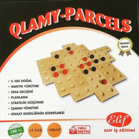 Elif İş Eğitimi Kulami Akıl Oyunu Parsel Akıl ve Zeka Oyunu Qlamy Parcels