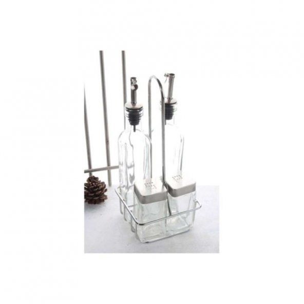 Cooker 5 Parça Standlı Sosluk Baharatlık Set CKR1228 - 2