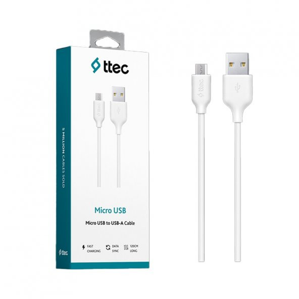 TTEC Android Micro USB Şarj Data Kablosu (2DK7530B)