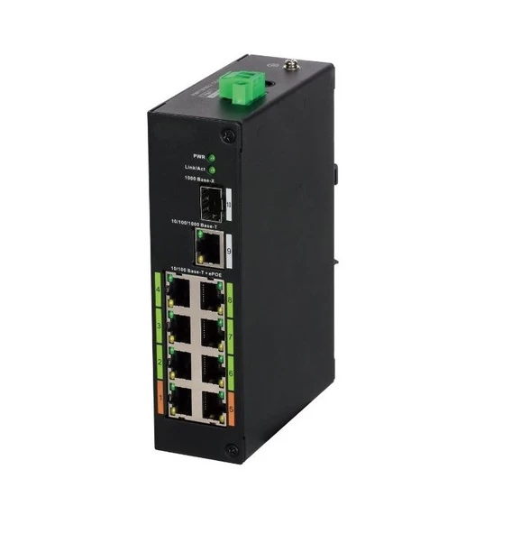 Dahua LR2110-8ET-120 8-Port ePoE Switch ürün görseli 1