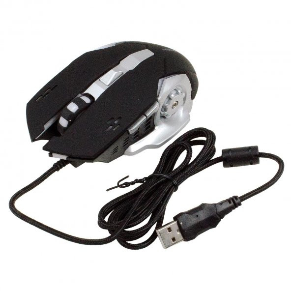 GM-02 RGB Gaming Oyuncu Mouse 3200 DPI 6 Tuşlu Işıklı