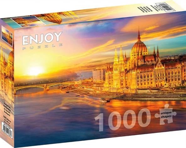 Enjoy 1000 Parça Gün Batımında Macaristan Parlamentosu Puzzle