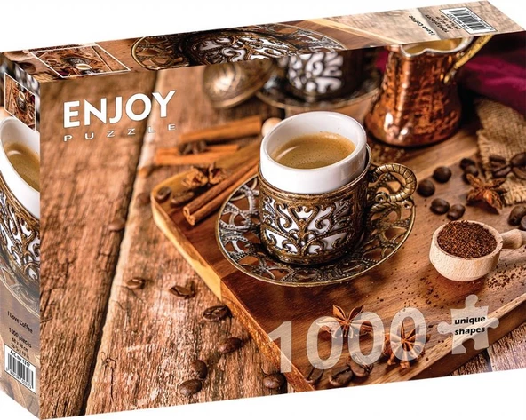 Enjoy 1000 Parça Kahve Tutkunu Puzzle