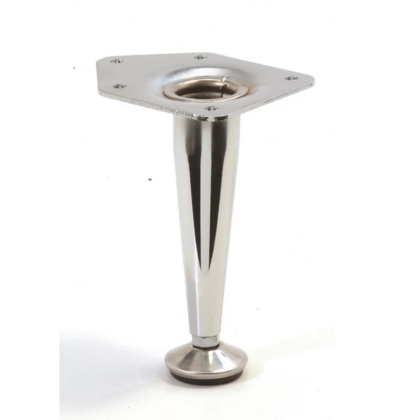 Konik Mobilya Ayağı Parlak Krom - 3