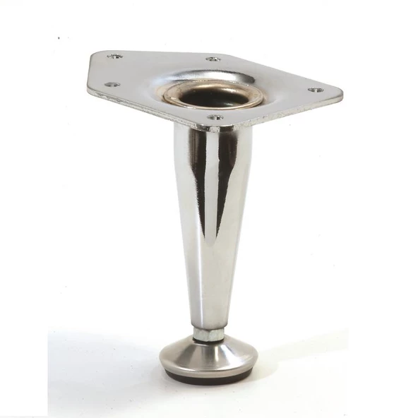 Konik Mobilya Ayağı Parlak Krom - 4