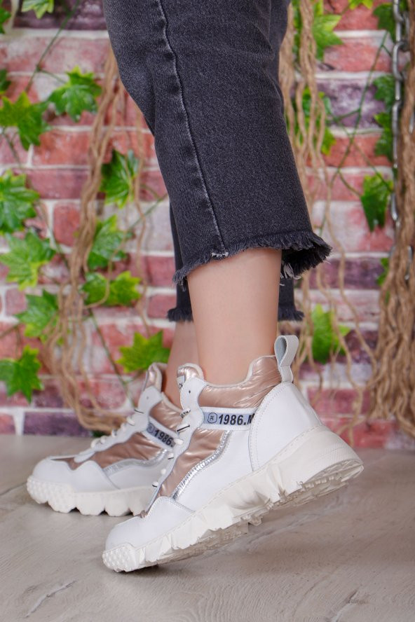 Vojo Clara Guja Fashion Termal Yünlü Kadın Sneaker - 4