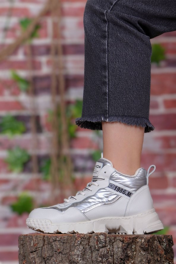 Vojo Clara Guja Fashion Termal Yünlü Kadın Sneaker - 8