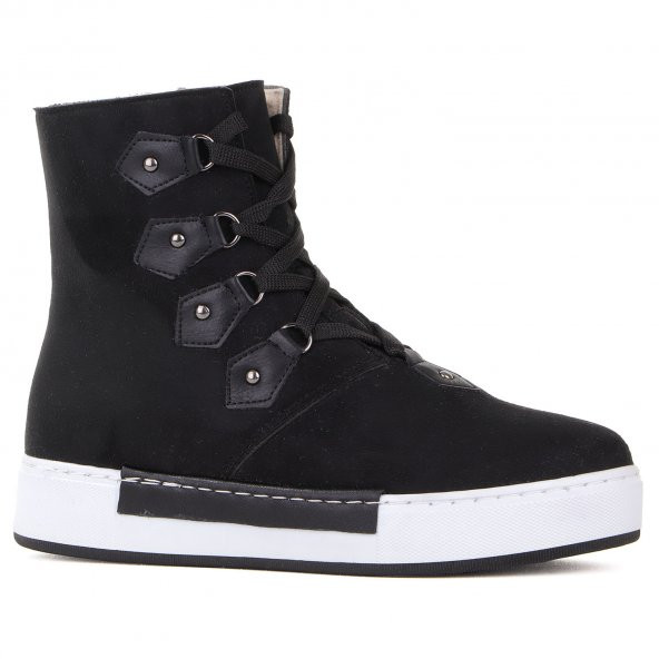 Vojo HB02 Tüylü Anatomik Fermuarlı Kadın Bot 2 Renk - 2