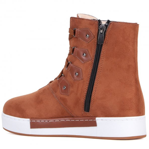 Vojo HB02 Tüylü Anatomik Fermuarlı Kadın Bot 2 Renk - 7