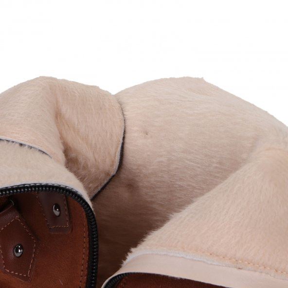 Vojo HB02 Tüylü Anatomik Fermuarlı Kadın Bot 2 Renk - 8