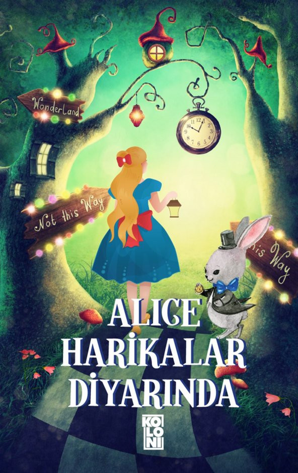 Koloni Kitap Alice Harikalar Diyarında Lewis Carroll Dünya Klasikleri Trend