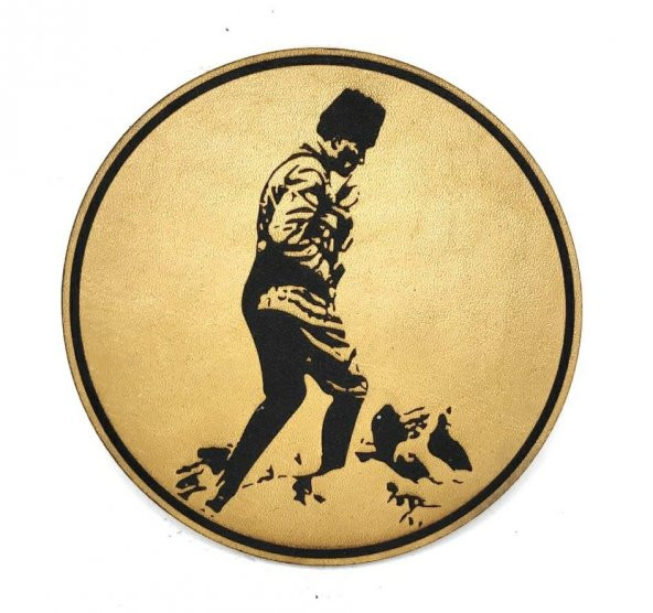 ATATÜRK KOCATEPE Deri PEÇ - Arma - Askeri Patch - 1