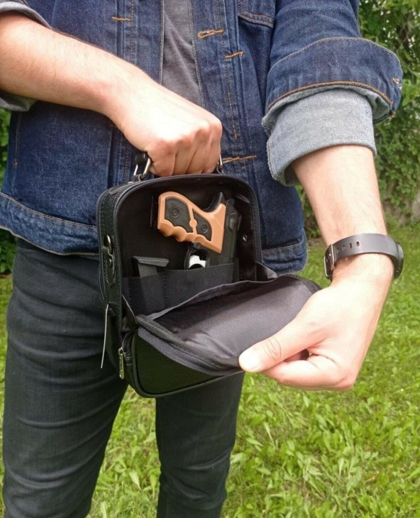 Erkek El ve Omuz Silah Taşıma Çantası - 2