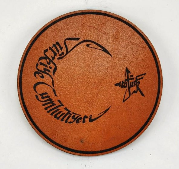 AYYILDIZ ATATÜRK Deri PEÇ - Arma - Askeri Patch ürün görseli