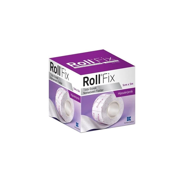 Roll Fix Hipoallerjenik Nonwoven 5cm x 5m Esnek Tıbbi Flaster
