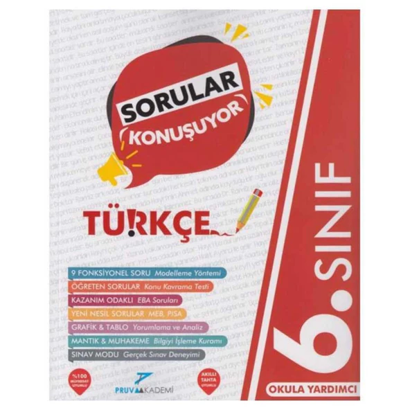 Pruva 6.Sınıf Türkçe Sorular Konuşuyor