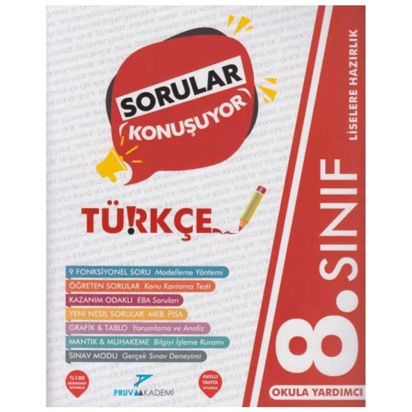 Pruva 8.Sınıf Türkçe Sorular Konuşuyor