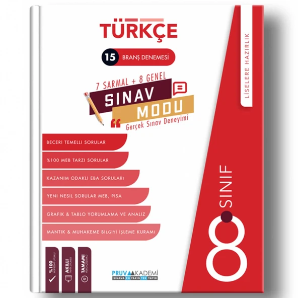 Pruva 8.Sınıf Türkçe Branş Denemesi